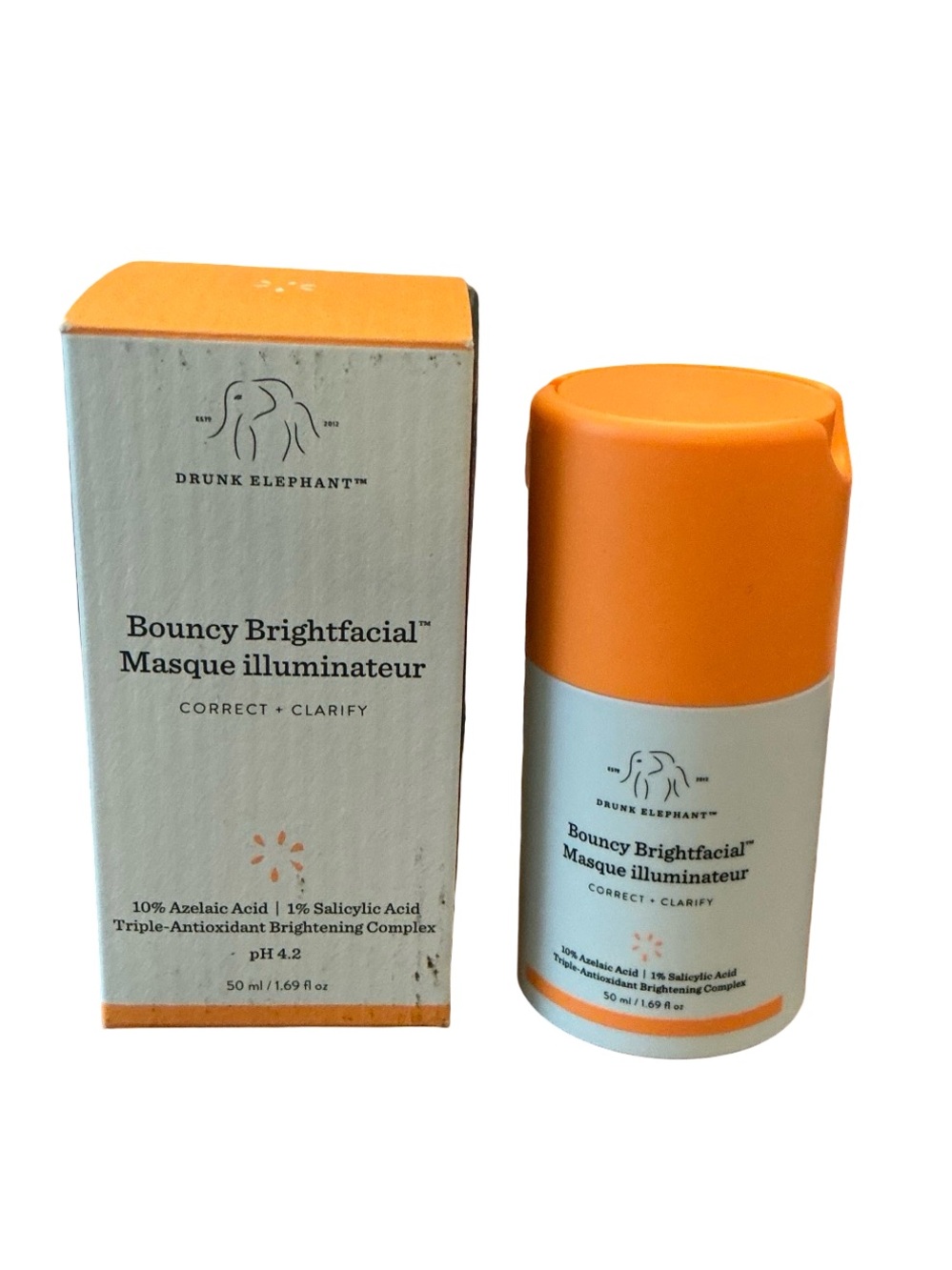 Drunk Elephant Bouncy Bright Facial Masque Illuminateur